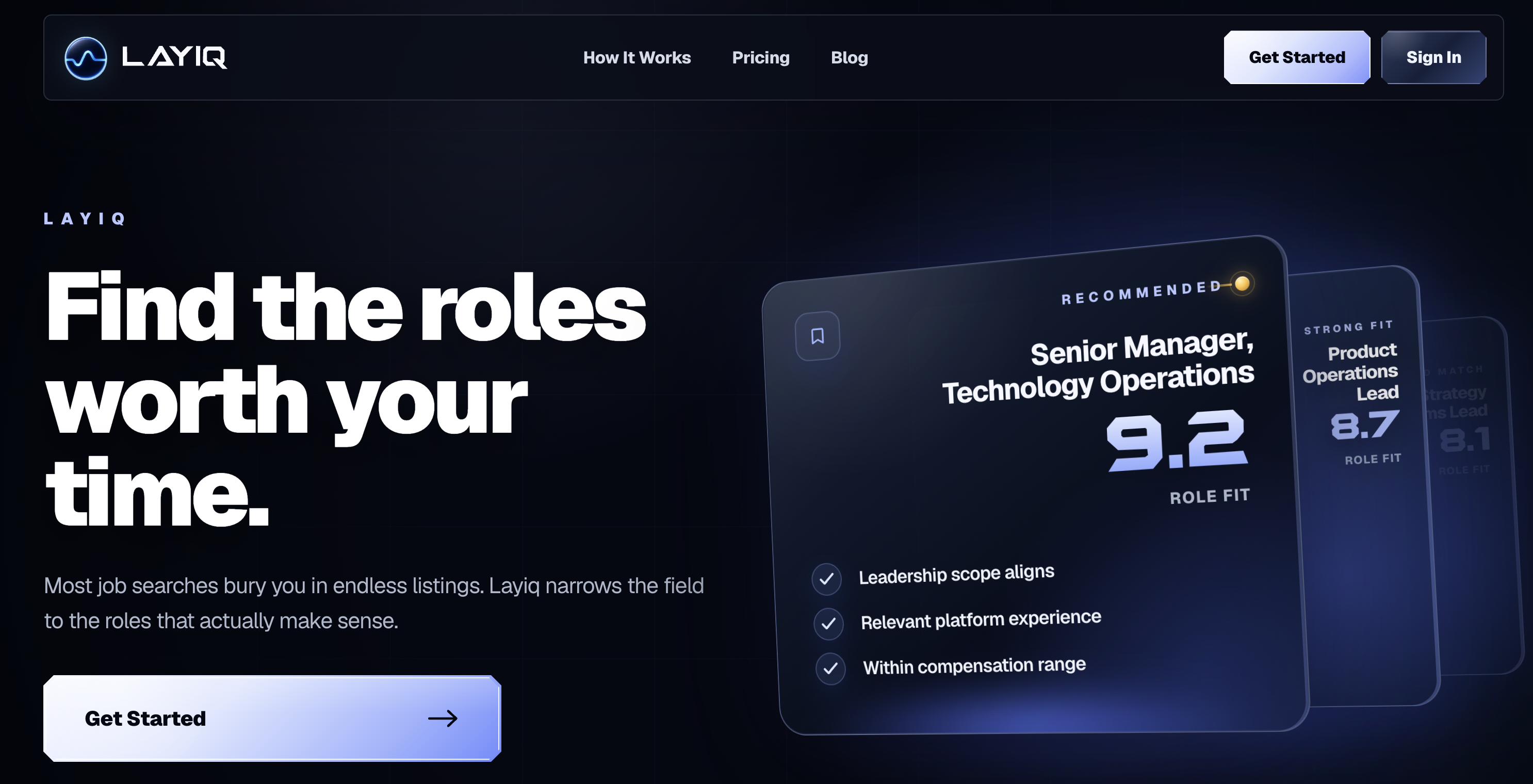 LAYIQ role-matching product preview